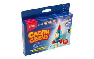 Набор для творчества "Лепим свечи. Восковая свеча. Ракета" Пз/С-034