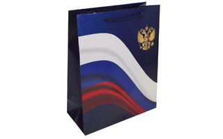 Сумка ламинированная 26*32 "Россия" 210г/м² 253682