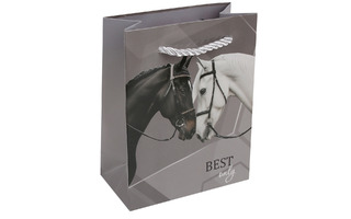 Сумка ламинированная 11*14 "Пара лошадей" 210г/м² 253668