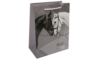 Сумка ламинированная 18*23 "Пара лошадей" 210г/м² 253669