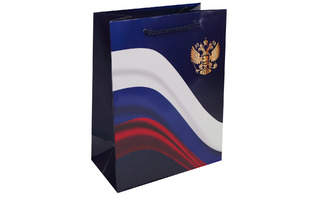 Сумка ламинированная 18*23 "Россия" 210г/м² 253681