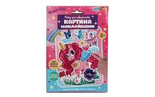 Набор для творчества "Картина наклейками.Единорог" PICSTICK-122841 391925 (0407)