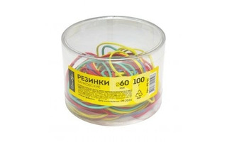Резинка для денег   100гр 60мм "Глобус" РБ-01