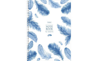 Тетрадь А4  96 л "Красота и легкость" клетка гребень тв.обл. 96Тт4В1гр_35517 094037 Хатбер