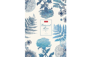 Бизнес-блокнот А4 120л "Botanical Lace" тв.обл цветной блок 120ББ4В1_35519 093784 Хатбер