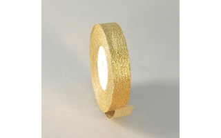 Лента декоративная 2,5см-22,8м ткань золото RG25/25 54107
