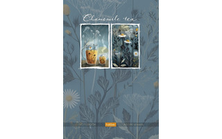 Бизнес-блокнот А5  96л "Ромашковый чай" тв.пер клетка/линия 96ББ5В5_35530 093822 Хатбер