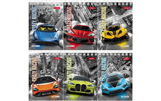 Блокнот А7  40л "Автопанорама" на гребне 40Б7В1гр 076974 Хатбер