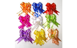 Бант -Бабочка малый с золотой полосой 1,8см*39см БА-Б18