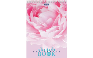 Скетчбук А5  80л "Аромат пиона" на гребне тв.обл 100г/м² 80Б5Агр_34921 092481 Хатбер