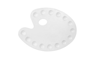 Палитра овальная большая 10122021 Гамма