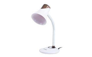 Настольная лампа  SONNEN OU-607 цоколь Е27 белый/коричневый 236680 (под заказ)