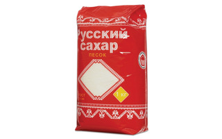 Сахарный песок РУССКИЙ 1 кг 621107 (по запросу)