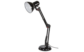 Настольная лампа SONNEN TL-007 подставка + струбцина 40 Вт Е27 черный 60 см 235540 (под заказ)