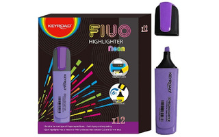 Текстовыделитель "KEYROAD.Neon" фиолетовый 2-5мм KR972170