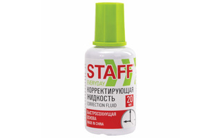 Корректор 20мл "Staff.Everyday" на спиртовой основе кисть 228625
