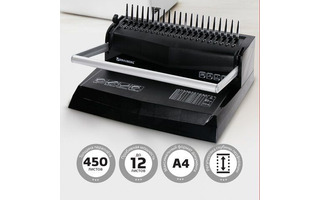 Брошюровщик "BRAUBERG B12" пробивает до 12 листов сшивает до 450 листов 530959 (под заказ)