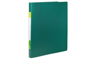 Папка с бок\зажимом+карман "inФормат" 20мм 500мкм NP1455G зеленая