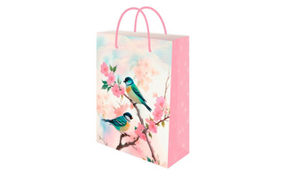 Сумка ламинированная 22*31 "Синицы" ППК-7929