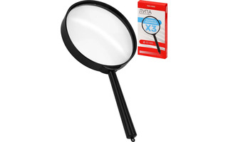 Лупа  D=90 3-х кратное увеличение ЛУ-1167 ПрофПресс