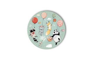 Тарелки "Звери на шариках" бумажные d23см (6шт в уп) ТБ-2132