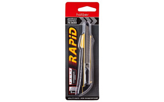 Нож канцелярский малый 9мм "Hatber.Rapid" UK_060164