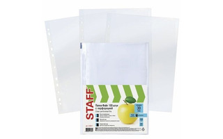 Файл А4 "STAFF"  30мкм глянцевая (100шт) 271825