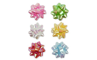 Бант "Звезда.Stilerra.Пастель" 7,6см ассорти BOWS-7.6P/30 (8470)