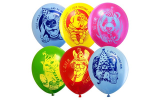 Шары 12" Пастель+декоратор "С Днем Рождения" 25шт 6075347