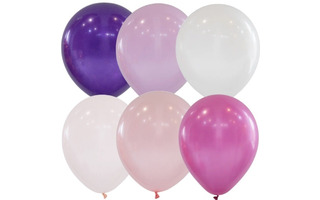 Шары 12" "Розовое ассорти" 25шт 6083731