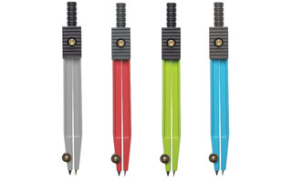 Циркуль "Юнландия" 115мм металл в чехле 210655