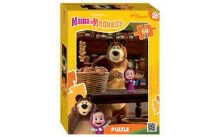 Пазлы Степ   60эл "Маша и Медведь.Лесные истории" 81256