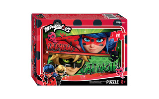 Пазлы Степ   60эл "Леди Баг и Супер-Кот" 81255