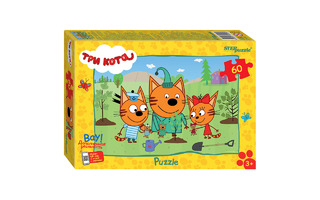 Пазлы Степ   60эл "Три кота" 81247