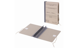 Папка архивная для переплета "Форма 21" 40мм с гребеками бурая 111054 Staff