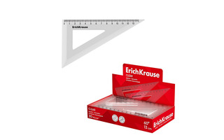 Треугольник 60" 13 см ErichKrause.Прозрачность 61845