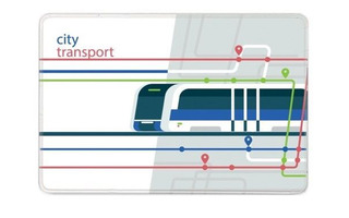 Обложка для проездного "Сити" 64*96см ПВХ 2988.Р2