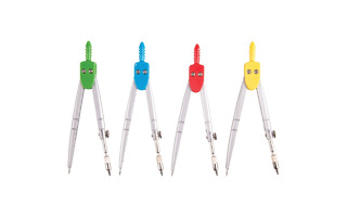 Циркуль "ArtSpace" 115мм металл пласт.пенал 260689