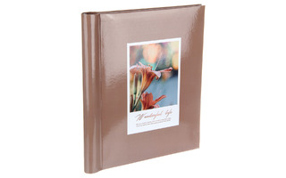 Фотоальбом  20л "Цветы в рамке.Коричневый" магнитный 134367 LM-SA20