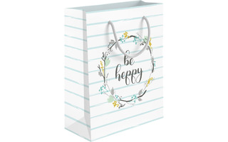 Сумка ламинированная 11*15 "Весенняя свежесть.Be heppy" VSMV-1114-GLOS (4296)