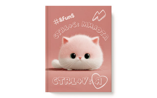 Записная книжка А6   80л "Я милота" клетка тв.пер глиттер ПП2030875