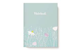 Записная книжка А6   80л "Цветочное настроение" клетка интегр.пер софт-тач тисн.фольгой ПП2030867