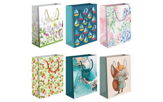 Сумка ламинированная 21*24 "Ассорти" 2024-MAT_KD16 (ТОЛЬКО УПАКОВКОЙ)