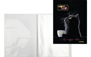 Папка  20 файлов "deVente.MooreCafe" А4 450мкм 3101530 карман