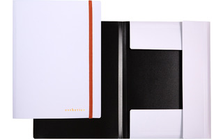 Папка на резинке "deVente.Esthetics" А4 600мкм лавандово-пепельная soft-touch 3070504