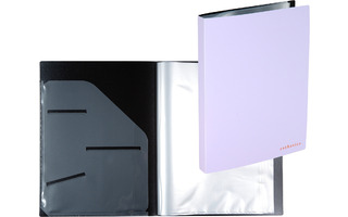 Папка  40 файлов "deVente.Esthetics" А4 700мкм soft-touch 3101532 лавандово/пепельный карман