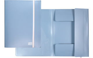 Папка на резинке "deVente.sigNature" А4 650мкм сумеречно синяя карман 3070502