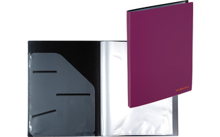 Папка  20 файлов "deVente.Esthetics" А4 700мкм soft-touch 3101527 бургунди карман