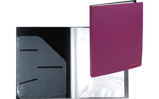 Папка  40 файлов "deVente.Esthetics" А4 700мкм soft-touch 3101531 бургунди карман