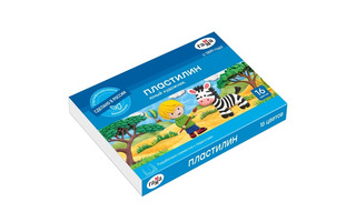 Пластилин 16 цв "Юный художник" 224г 280046 Гамма